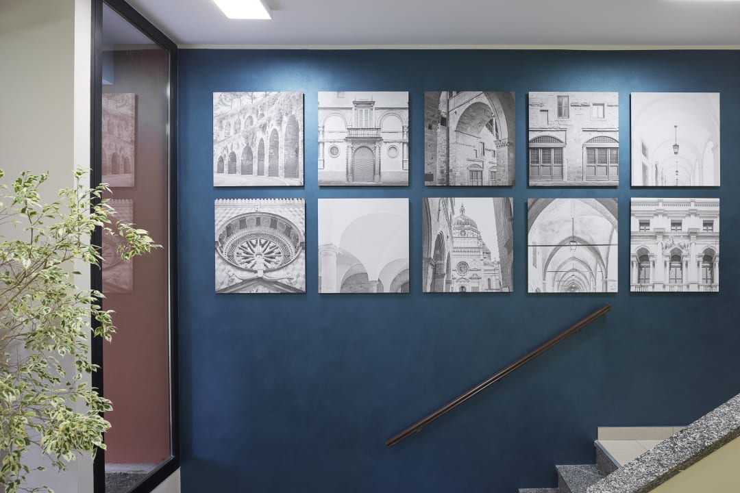 Lobby B&B Hotel Bergamo