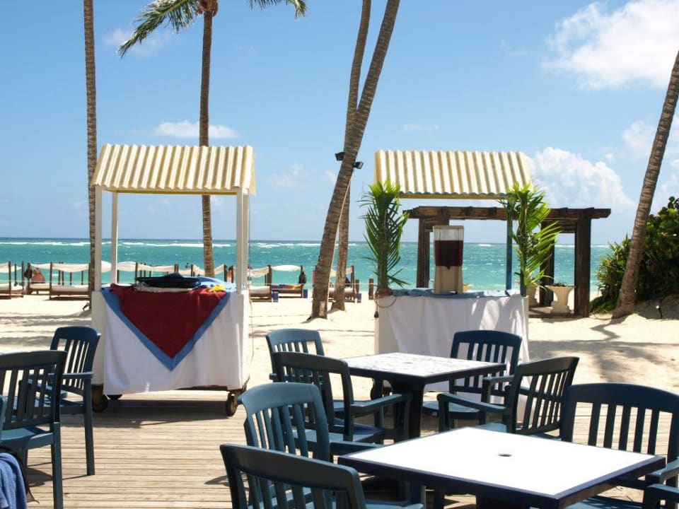 Blick vom Fisch-Restaurant Richtung Atlantik Punta Cana Princess All Suites Resort & Spa