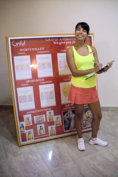 Immer freundliche Animateure  GRIFID Club Hotel Arabella