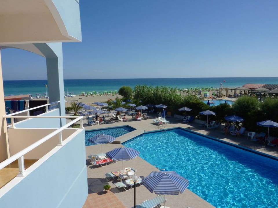 Blick vom Balkon Hotel Kathrin Beach