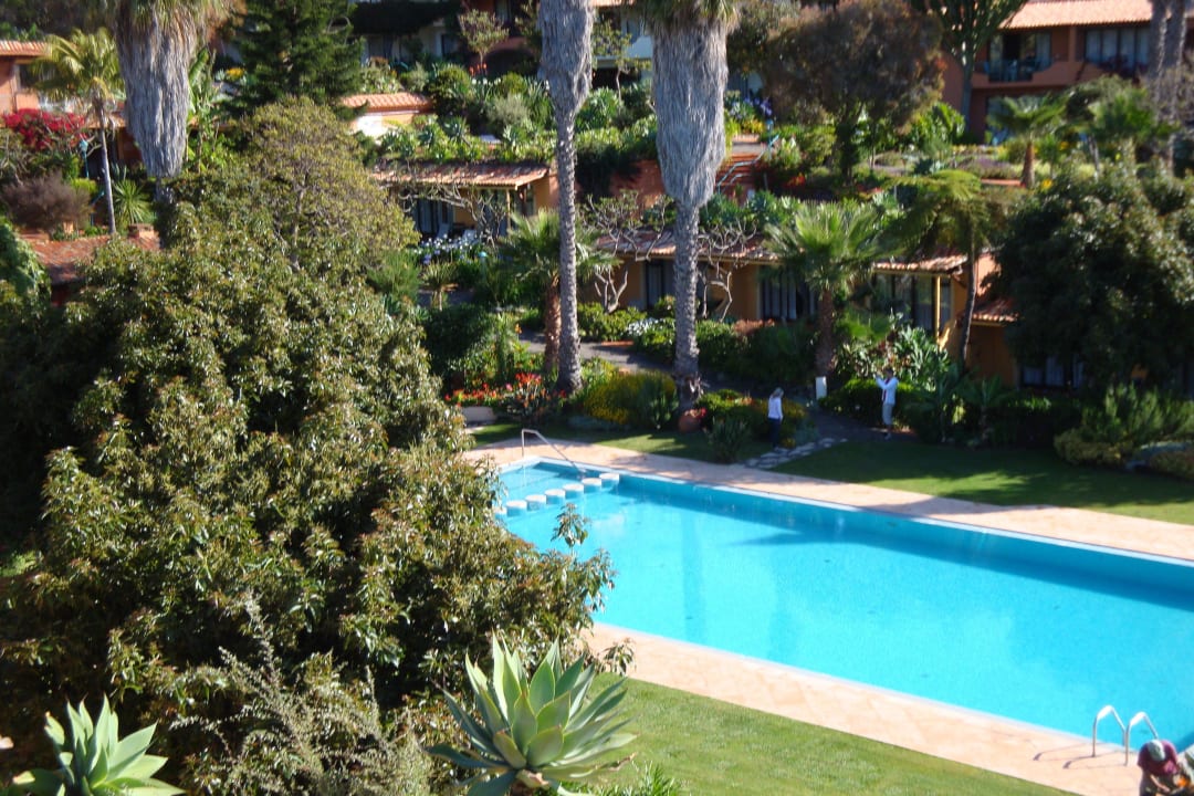 Blick auf den Pool Hotel Quinta Splendida Wellness & Botanical Garden