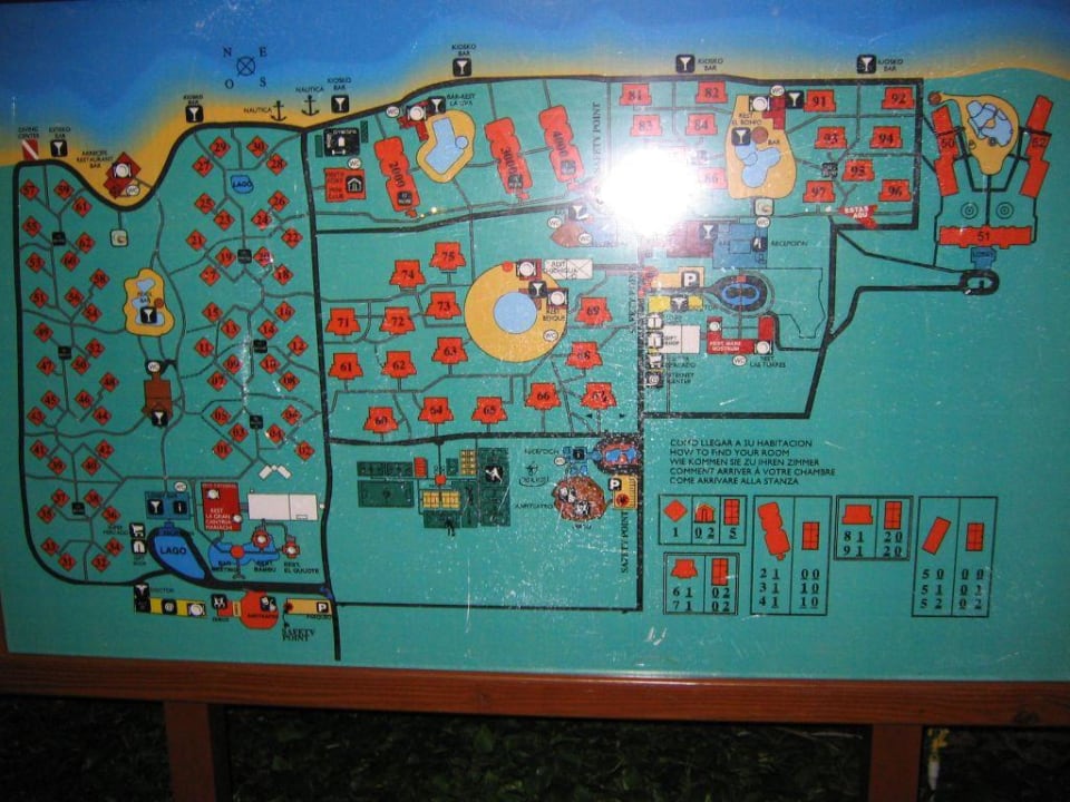 Lageplan der Villen Hotel Grand Palladium Palace Resort, Spa & Casino