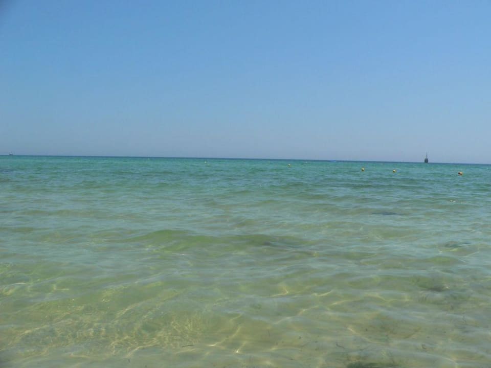 Türkisblaues Meer von Sousse Hotel Coralia Jawhara Palm Beach