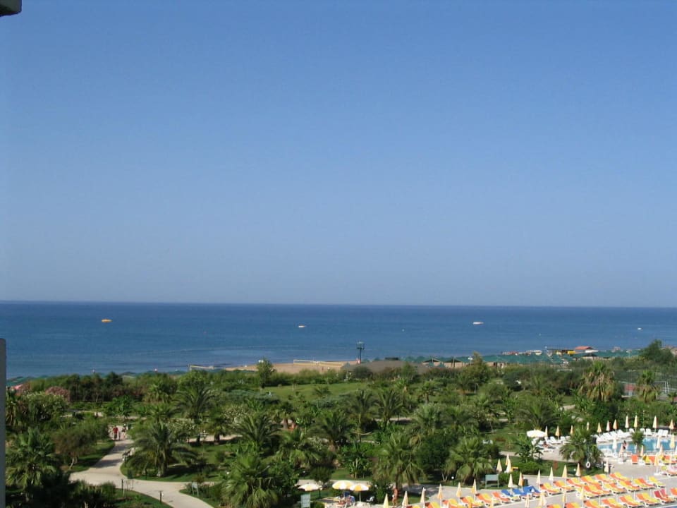 Blick vom Zimmer auf's Meer VONRESORT Golden Coast