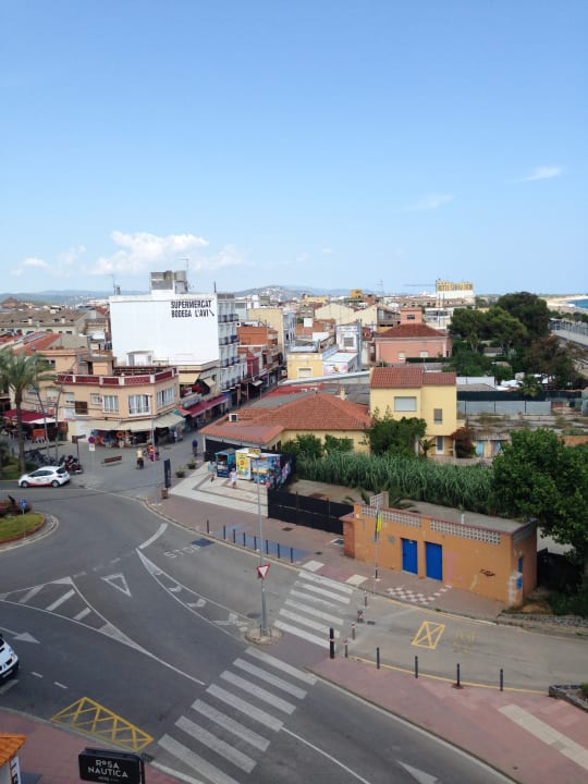 Blick vom Balkon Hotel Rosa Nautica