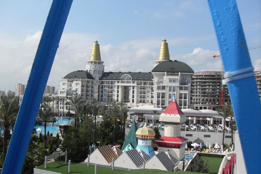 Anblick vom Strand  Hotel Delphin Diva