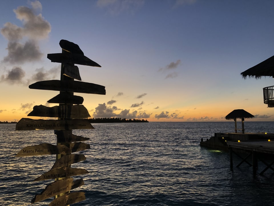 Ausblick Hotel Six Senses Laamu