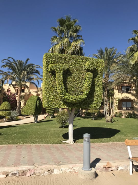 Eduard mit den Scherenhänden ist Gärtner! Steigenberger Coraya Beach - Adults only