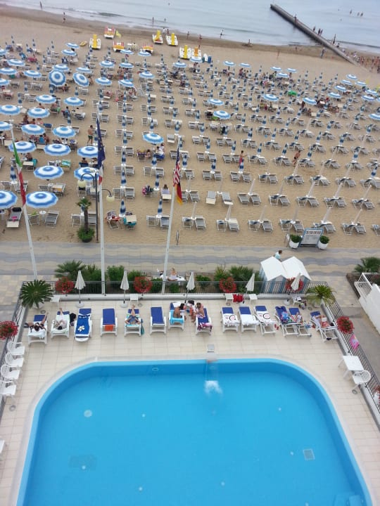 Aussicht vom Balkon Hotel Manila