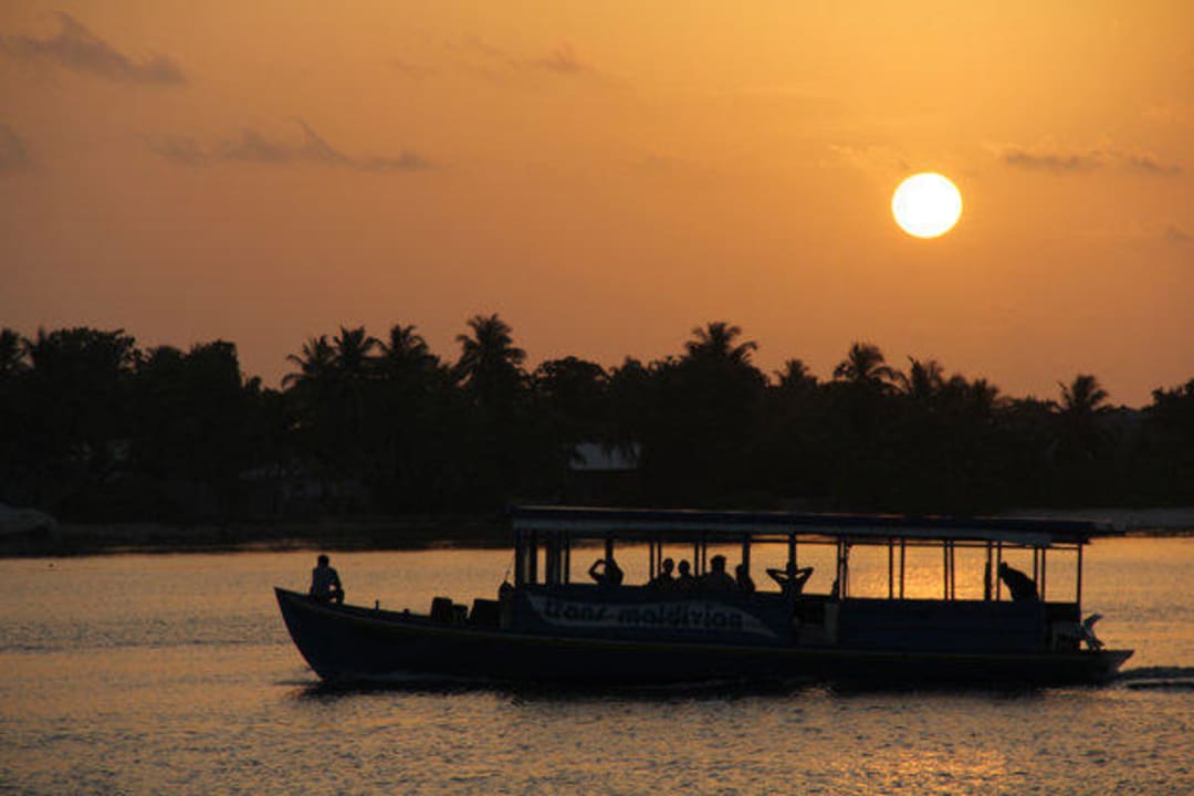 6 Uhr am Morgen, Sonnenaufgang Kuramathi Maldives