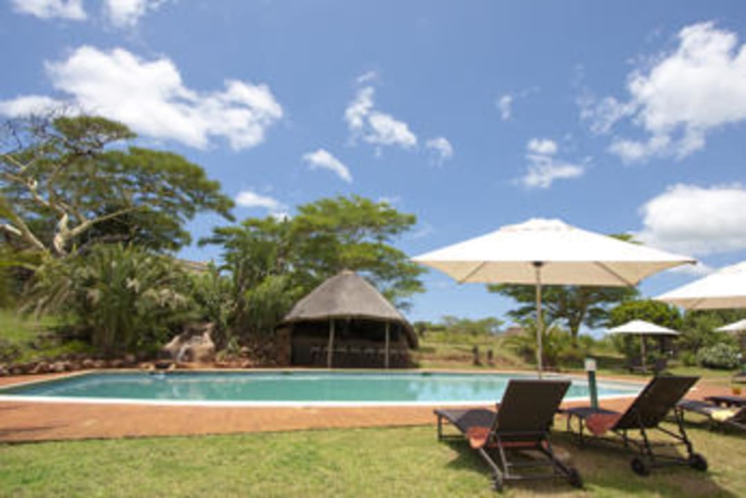 Safari Lodge pool area Ubizane Zululand Safari Lodge