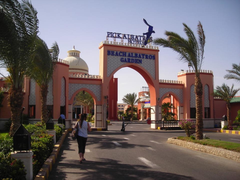 Ausseneingang Pickalbatros Aqua Park Resort - Hurghada