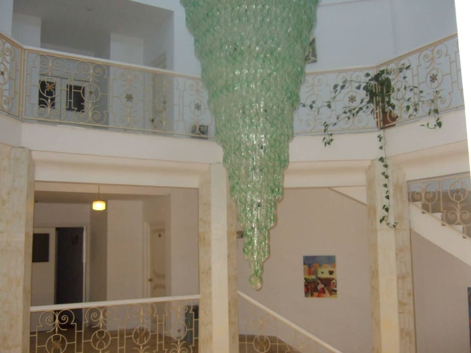 Treppenhaus zu den Zimmern Hotel Neptunia Skanes