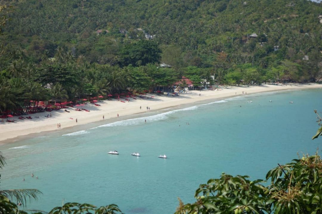 Anantara - Strand von oben Anantara Rasananda Koh Phangan -  Villas