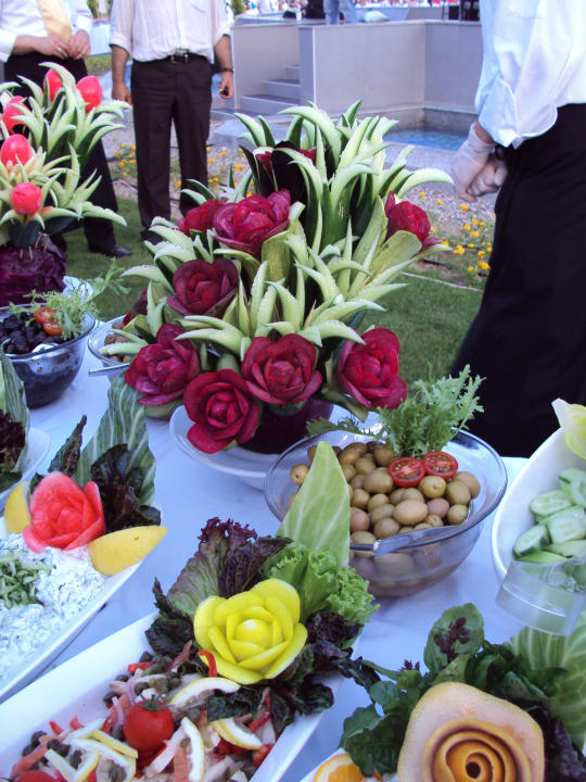 Büffet immer nett dekoriert TUI BLUE Xanthe