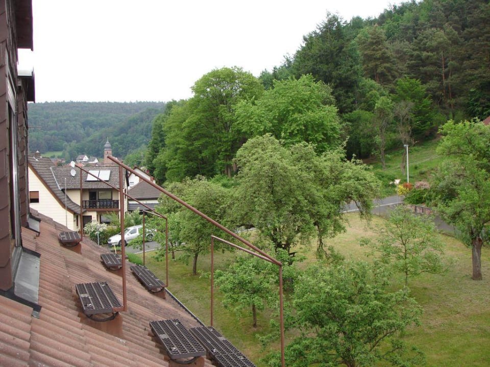 Blick aus Fenster Nr.1 Hotel Zum Wiesengrund