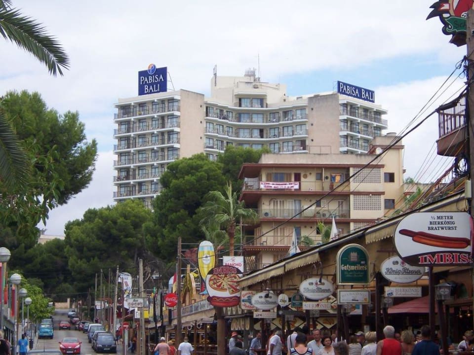 Blick vom Bierkönig aus Aubamar Bali