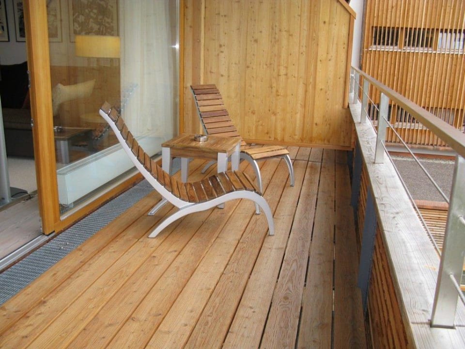 Balkon über gesamte Zimmerbreite A-ROSA Ifen Hotel Kleinwalsertal