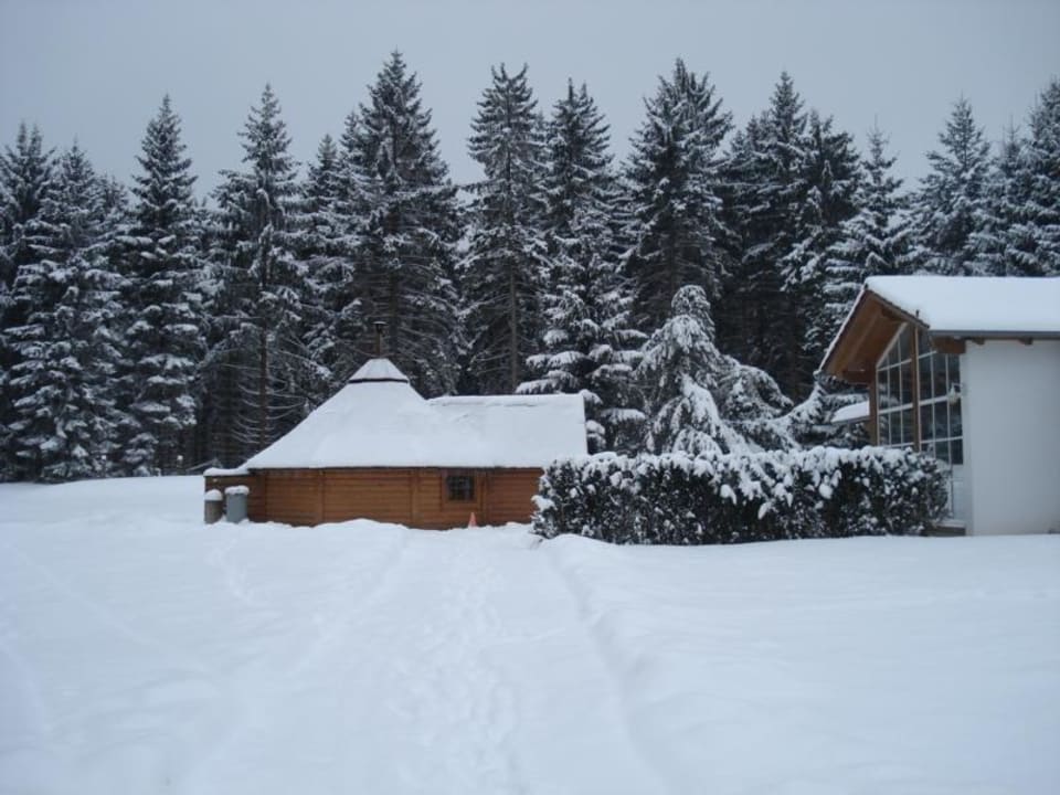 Ein Blick auf die Sauna Und Berggasthof Tanzbuche