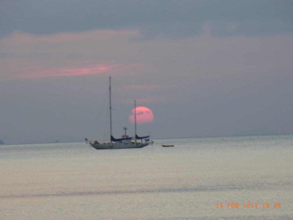 Sonnenuntergang Hotel Rajapruek Samui Resort