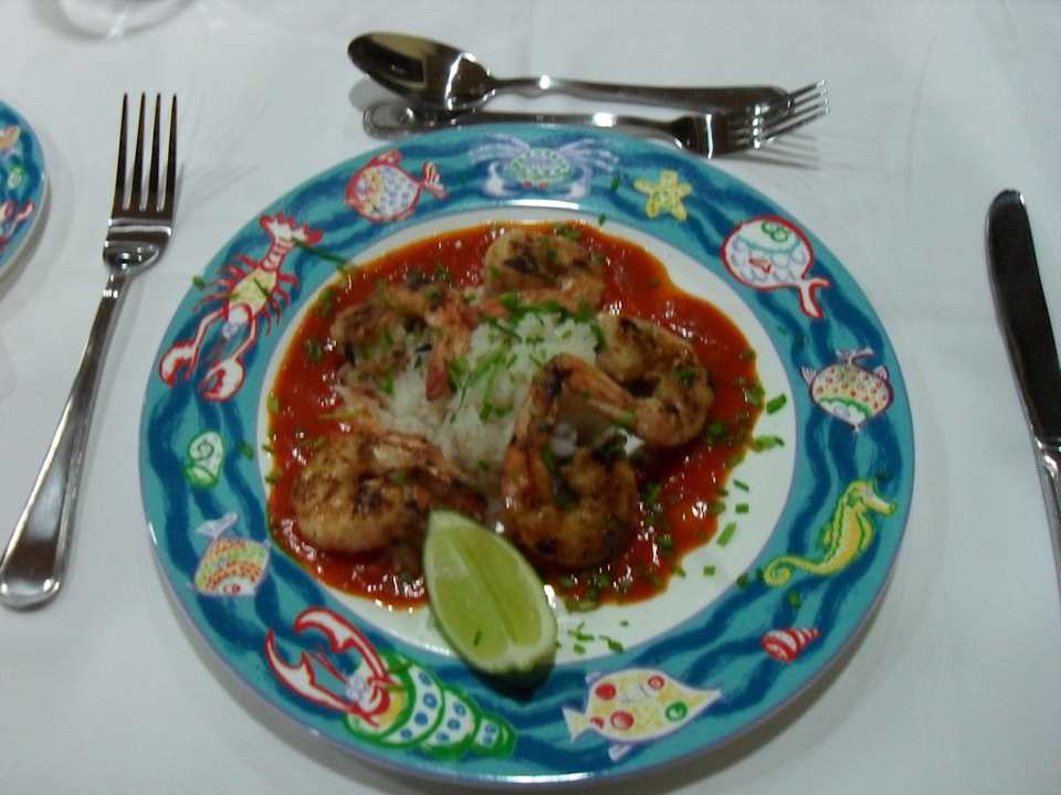 Scampis im Fischrestaurant Grand Memories Varadero
