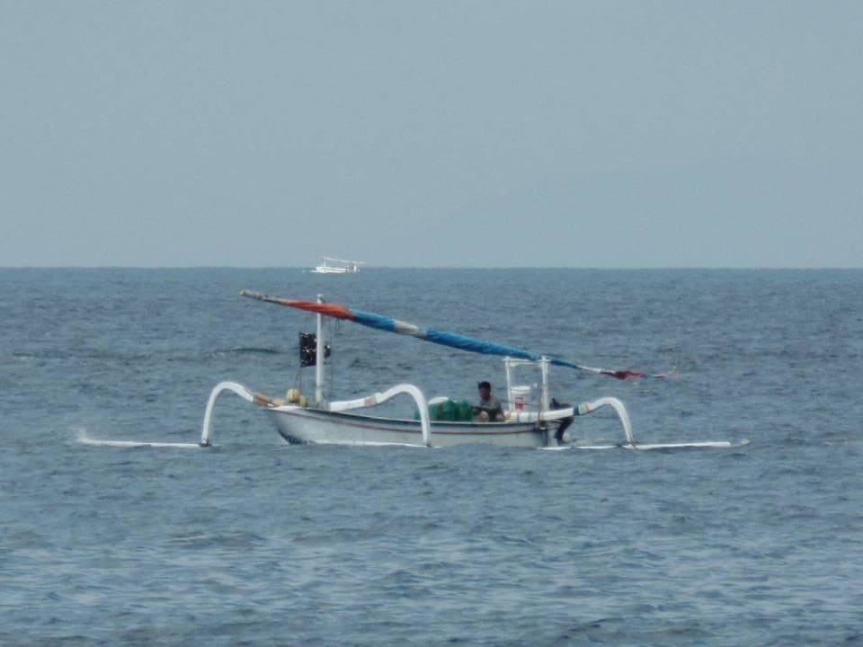 Die Fischer kehren morgens zurück Hotel Sheraton Senggigi Lombok Beach Resort