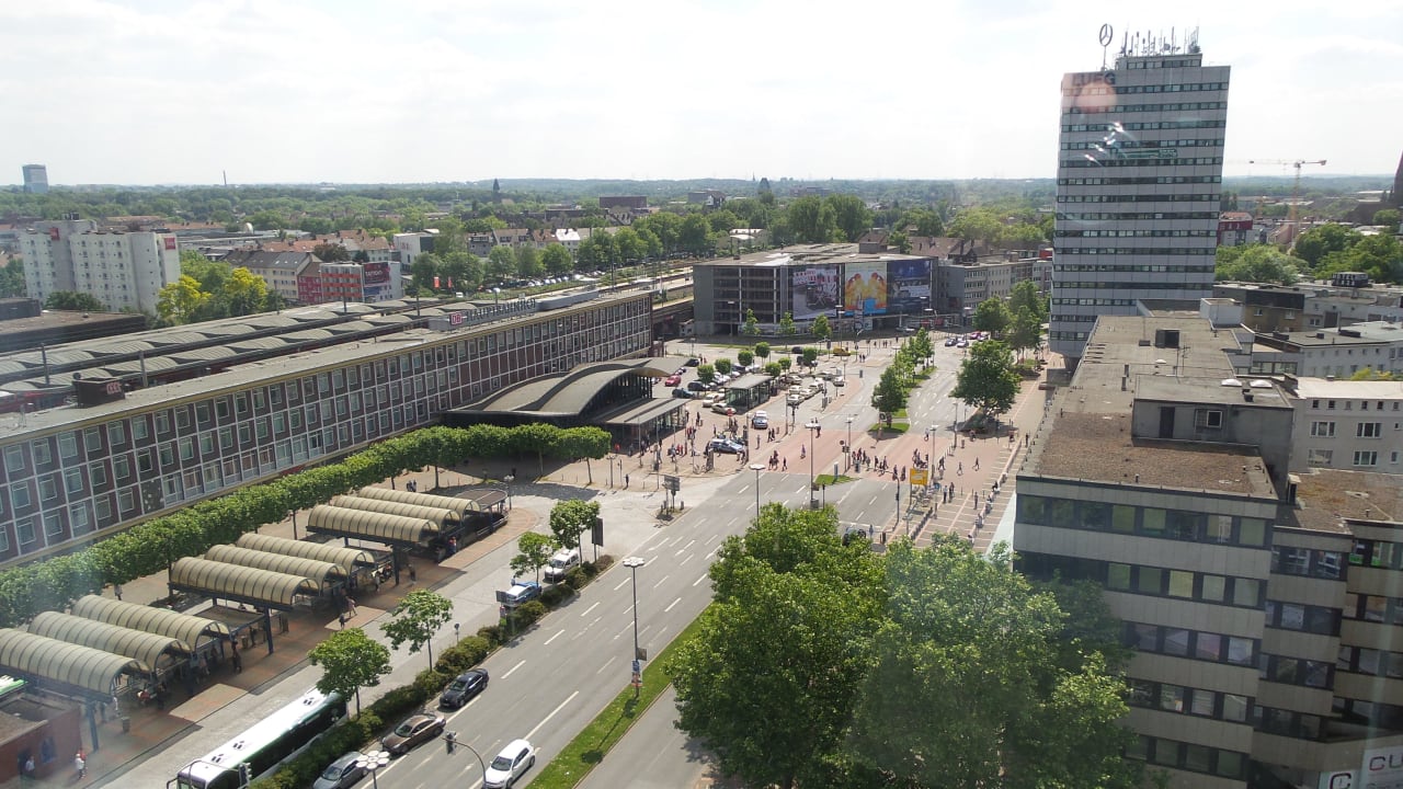 Ausblick aus der 11. Etage Mercure Hotel Bochum City