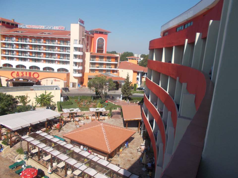 Widok z balkonu Hotel Mena Palace