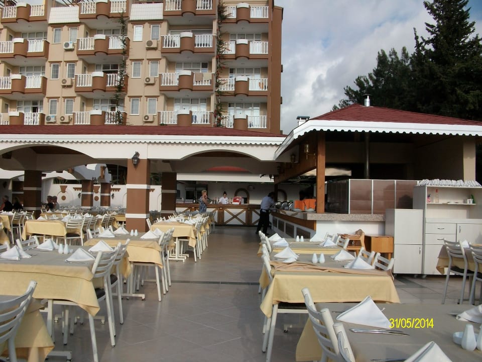 Hauptrestaurant Terrasse Hotel Club Paradiso