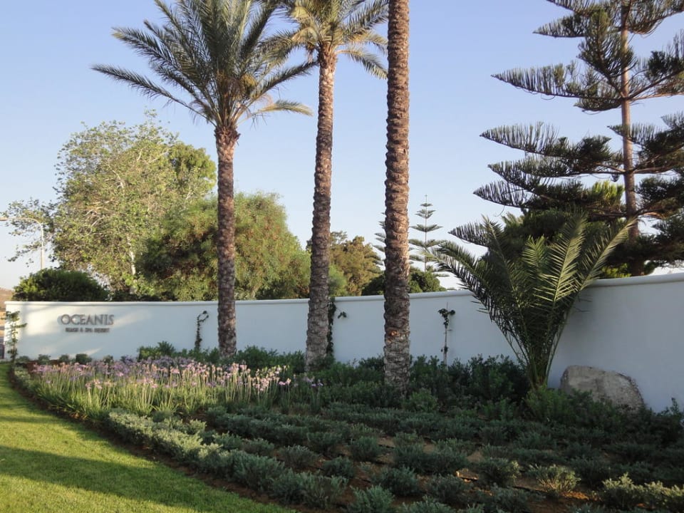 Zufahrt zum Hotel TUI BLUE Oceanis Beach and Spa Resort