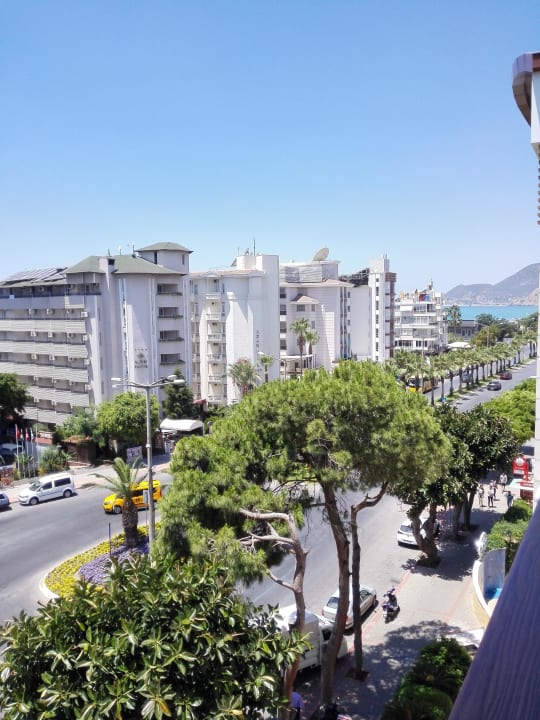 Widok z pokoju 404 Kleopatra Blue Hawai Hotel