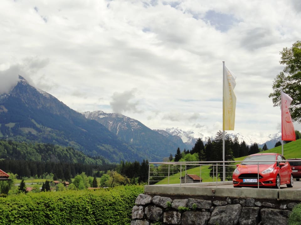 Blick aufs Nebelhorn Hotel Alpenblick