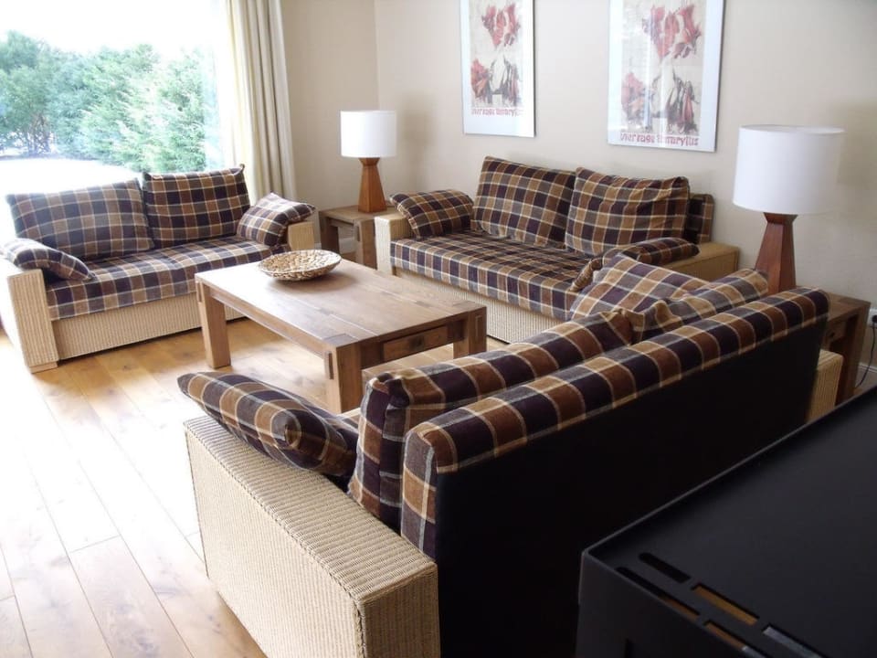 Ferienwohnung Wohnzimmer Sonnenresort Hüttmann