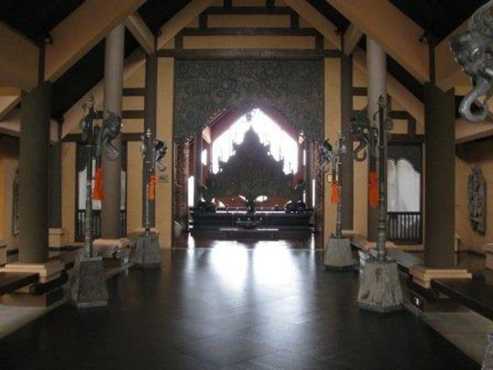 Eingang Anantara Golden Triangle Elephant Camp & Resort