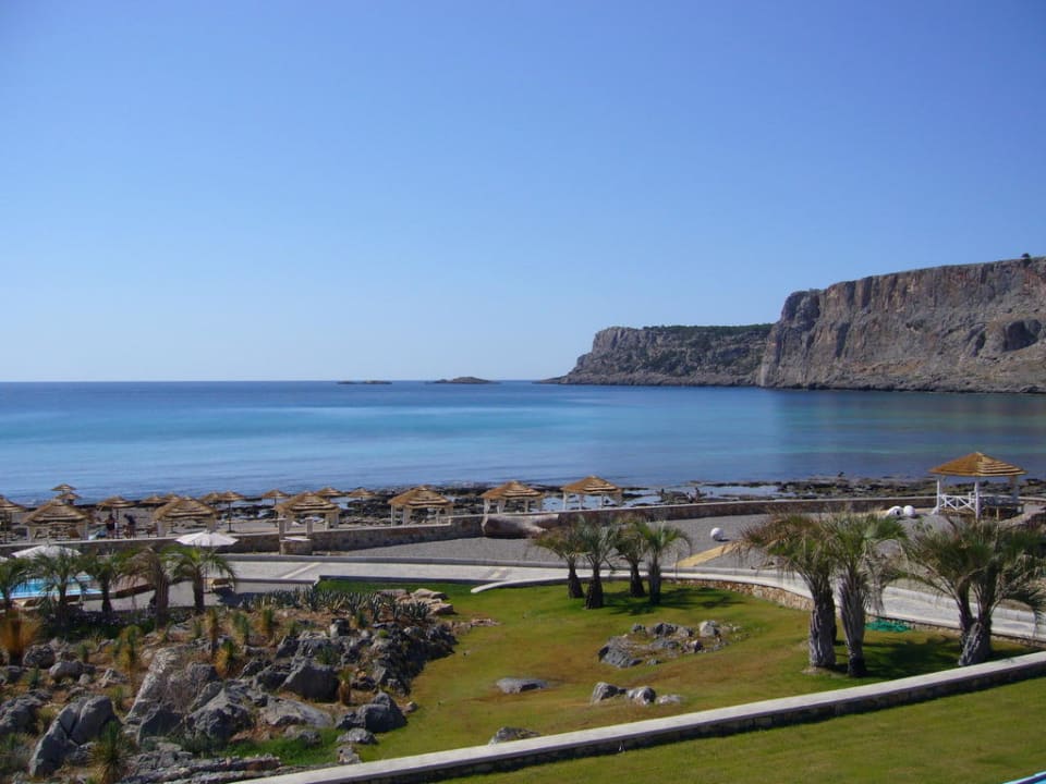 Blick vom oberen Waterfront-Zimmer Aquagrand Artistic Luxury Beach Resort - Adults only