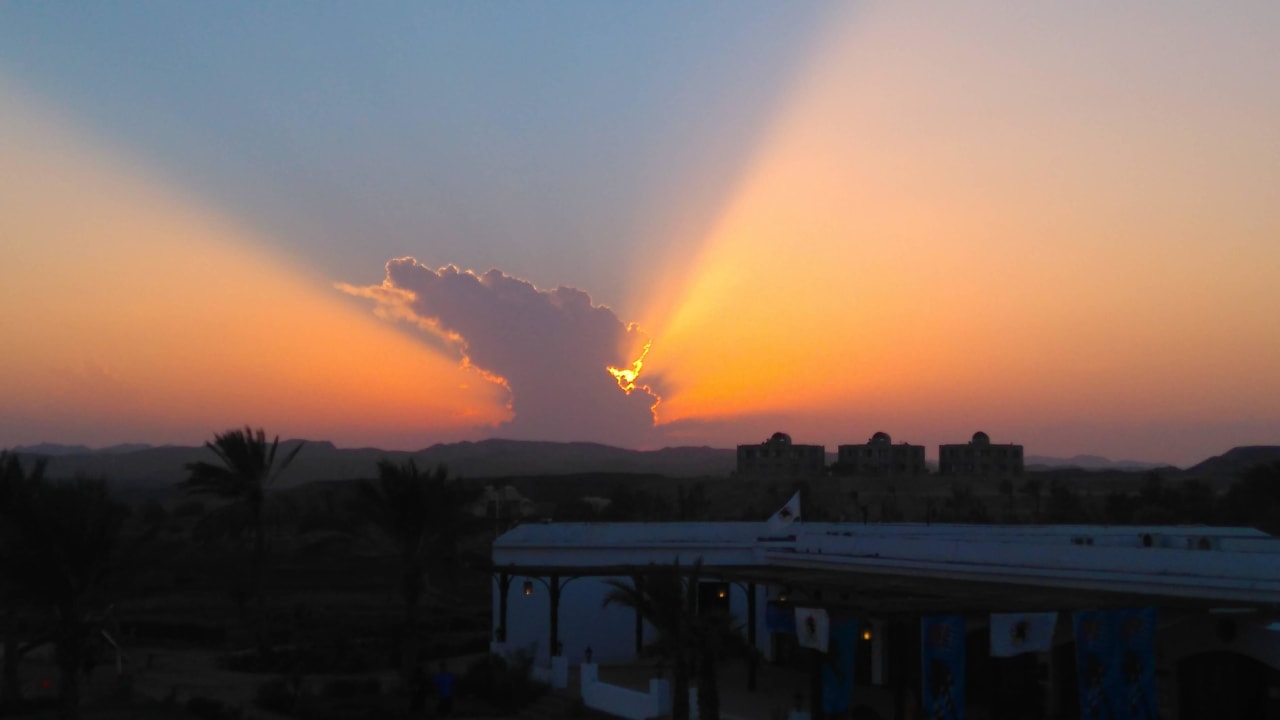 Spektakuläre Sonnenuntergänge Three Corners Equinox Beach Resort