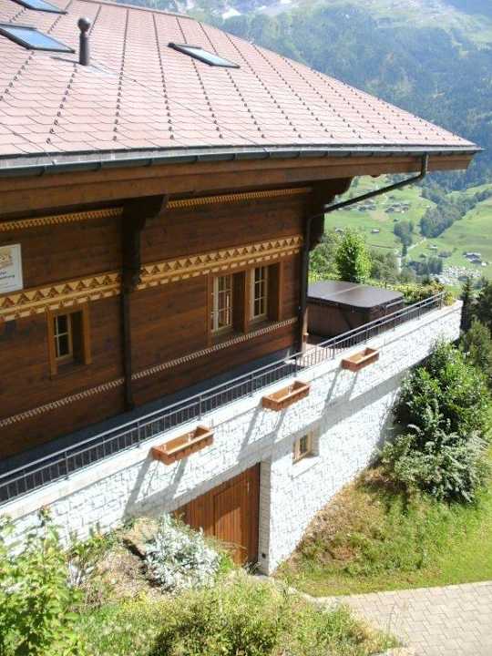 Seitenansicht FeWo Chalet Heimat