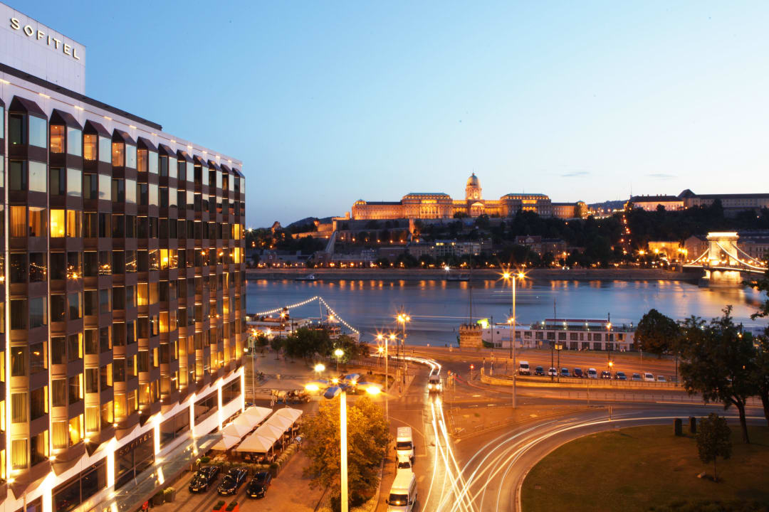 Outside Sofitel Budapest Chain Bridge