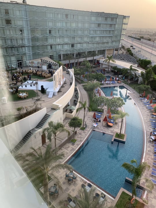 Ausblick Hotel Le Méridien Cairo Airport