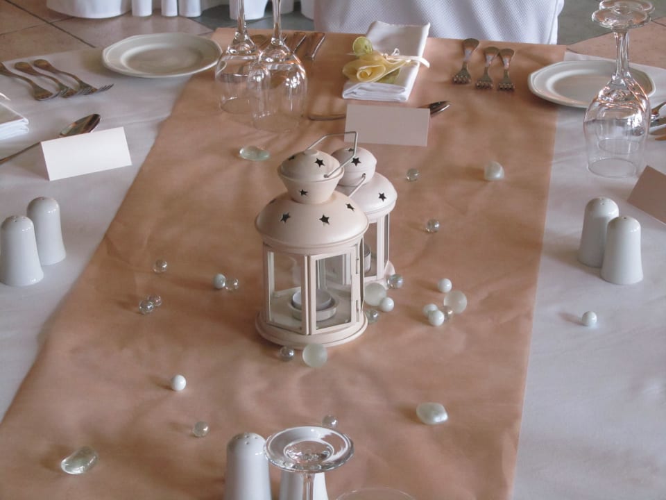 Tischdeko bei Hochzeiten im Hotel Lindos Princess Beach Resort & Spa