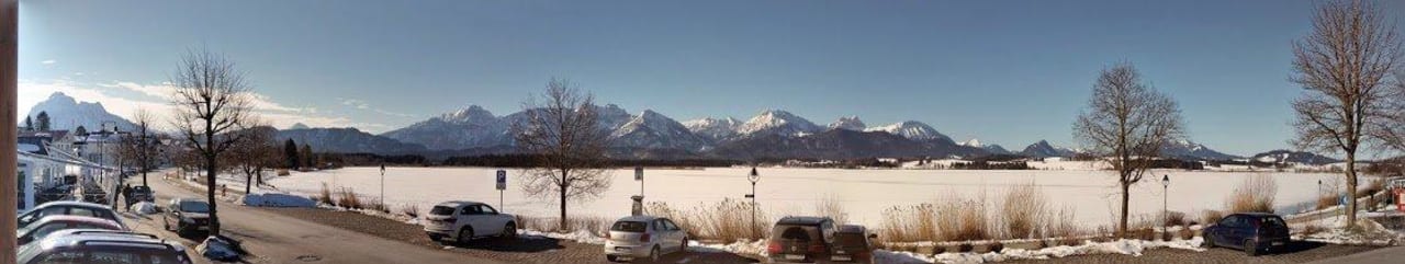 Blick vom Hotel auf den Hopfensee Hotel am Hopfensee