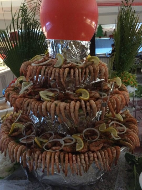 Garnelen satt am Abend Sentido Trendy Verbena Beach