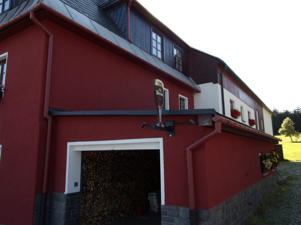 Außenansicht Pension Rotes Haus