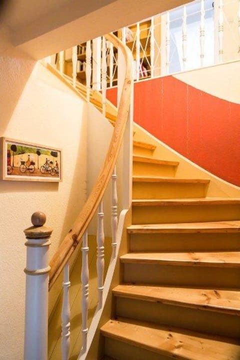 Treppe in der Wohnung Ferienwohnung Zum Trappen Arnstadt