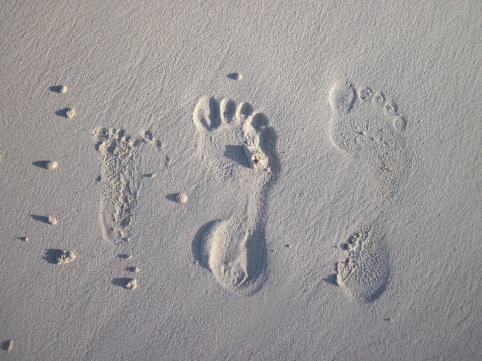 Fussabdrücke Grand Palladium Select Bávaro Resort & Spa