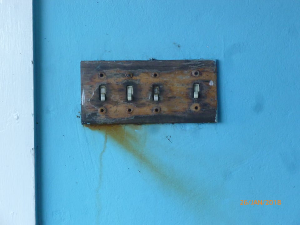 Aufgang zum Speisesaal Samsara Cliff Resort