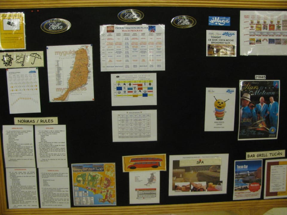 Infotafel Elba Sara Beach & Golf Resort