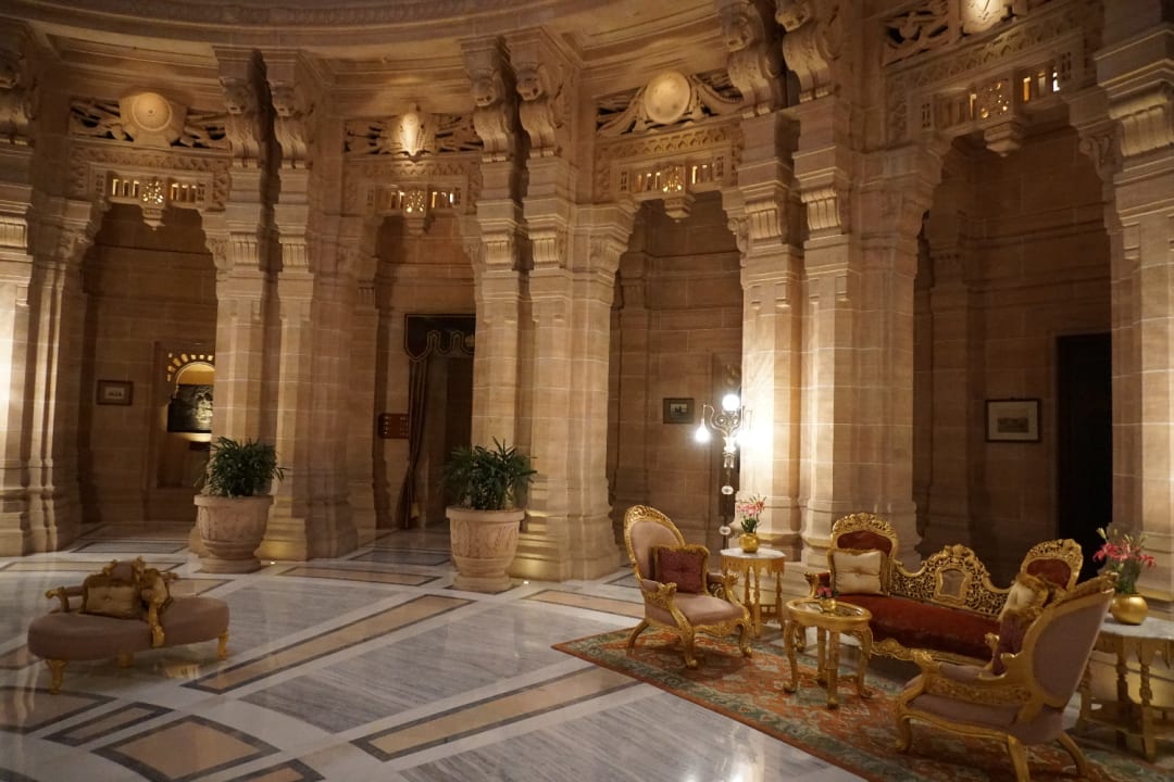 Lobby Hotel Umaid Bhawan Palace
