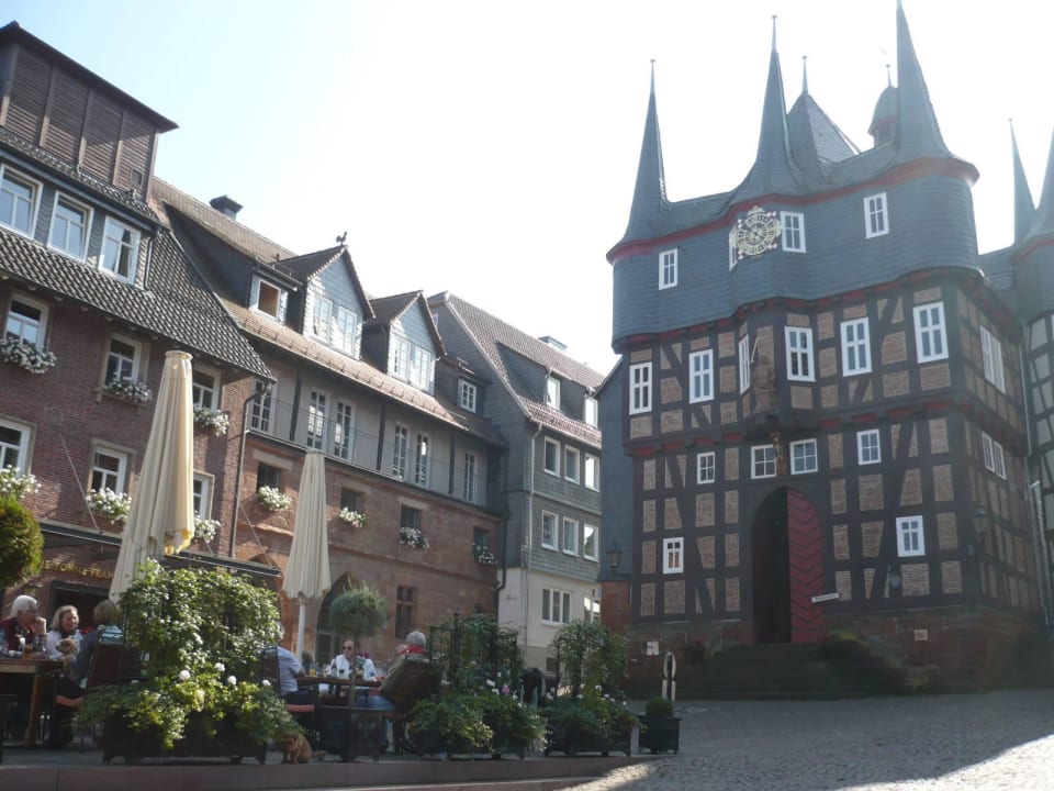 Hotel mit Frankenberger Rathaus Hotel Die Sonne Frankenberg