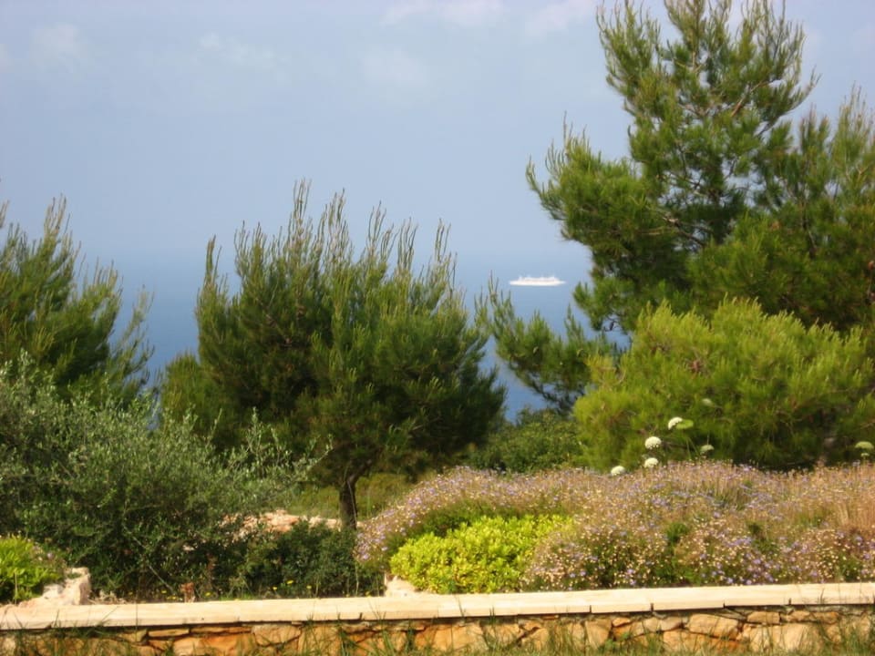Ausblick vom Pool auf das Meer Mabely Grand Hotel